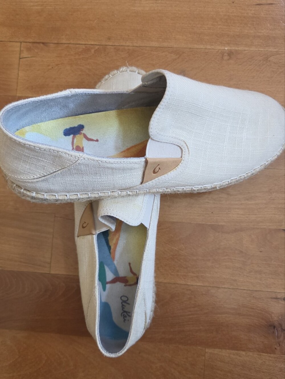 OluKai Women's Kaula Pa'a Kapa Slip-On Espadrille W10 EUR 40